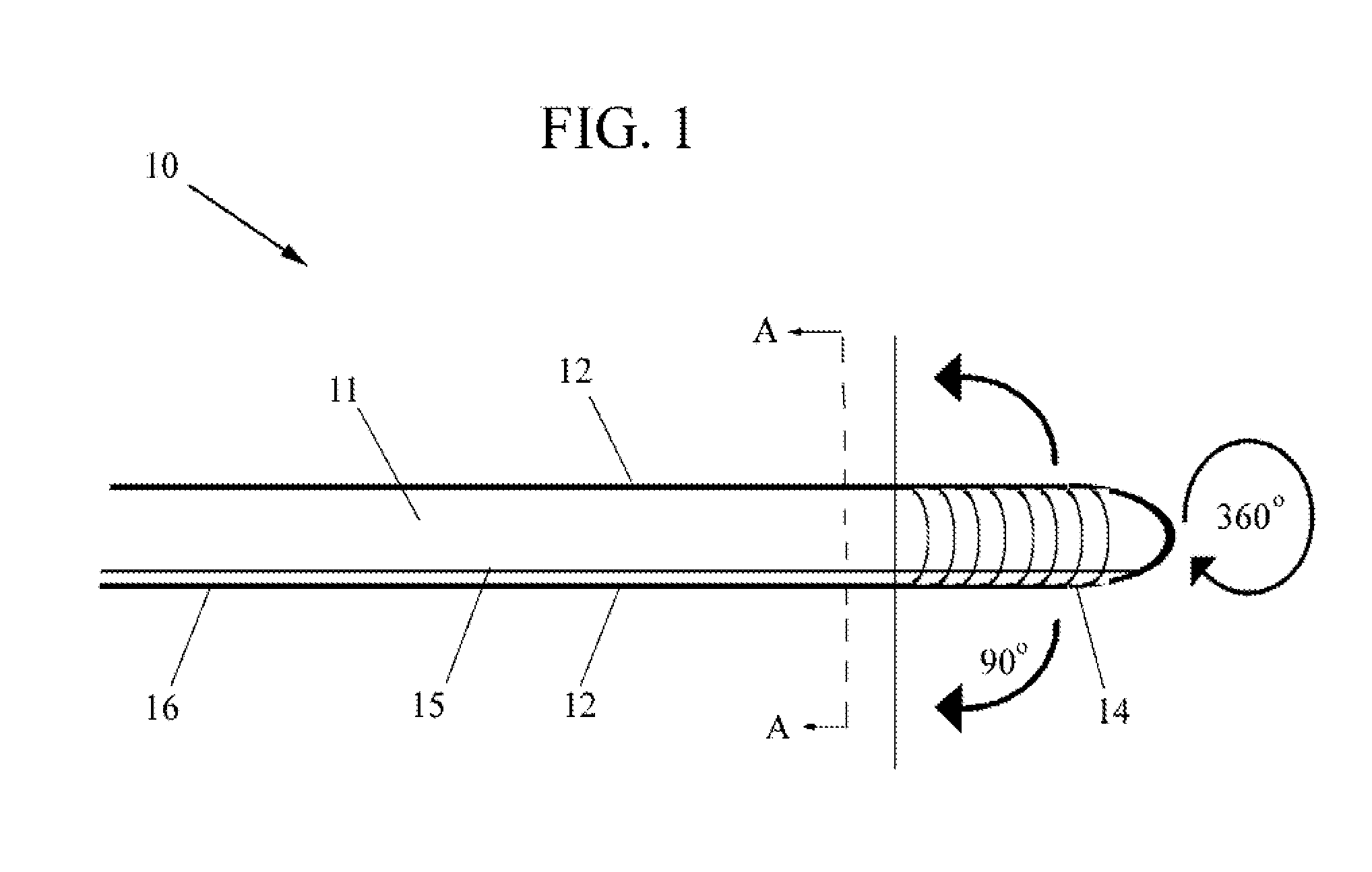 Flexible cryogenic probe tip