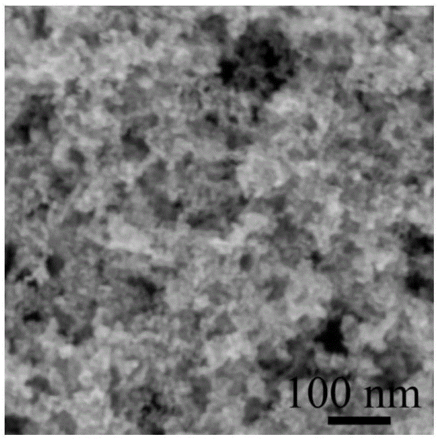 Low-temperature water-phase preparation method for porous gold nanocrystals