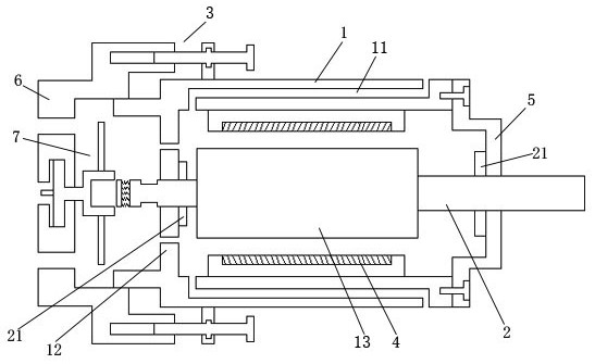 Low-energy-consumption asynchronous motor