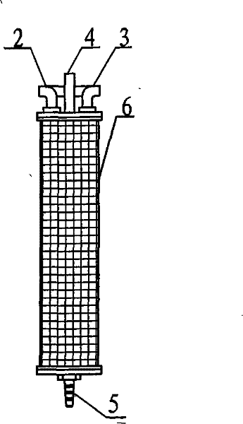 Micro-net component with rotary mobile micro-net body distributed with shock absorption and continuous line-shaped backwash