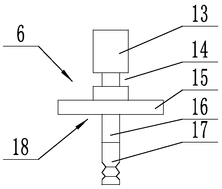 Vacuum suction device for chip testing equipment