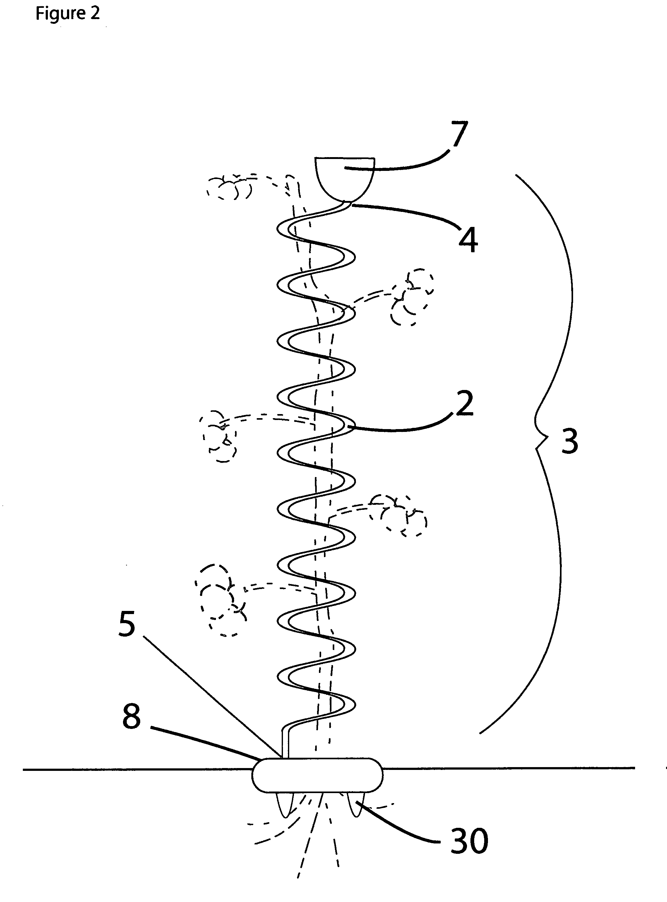 Plant support and water displacement apparatus