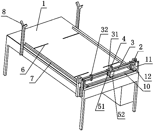 Medical dressing cutting device