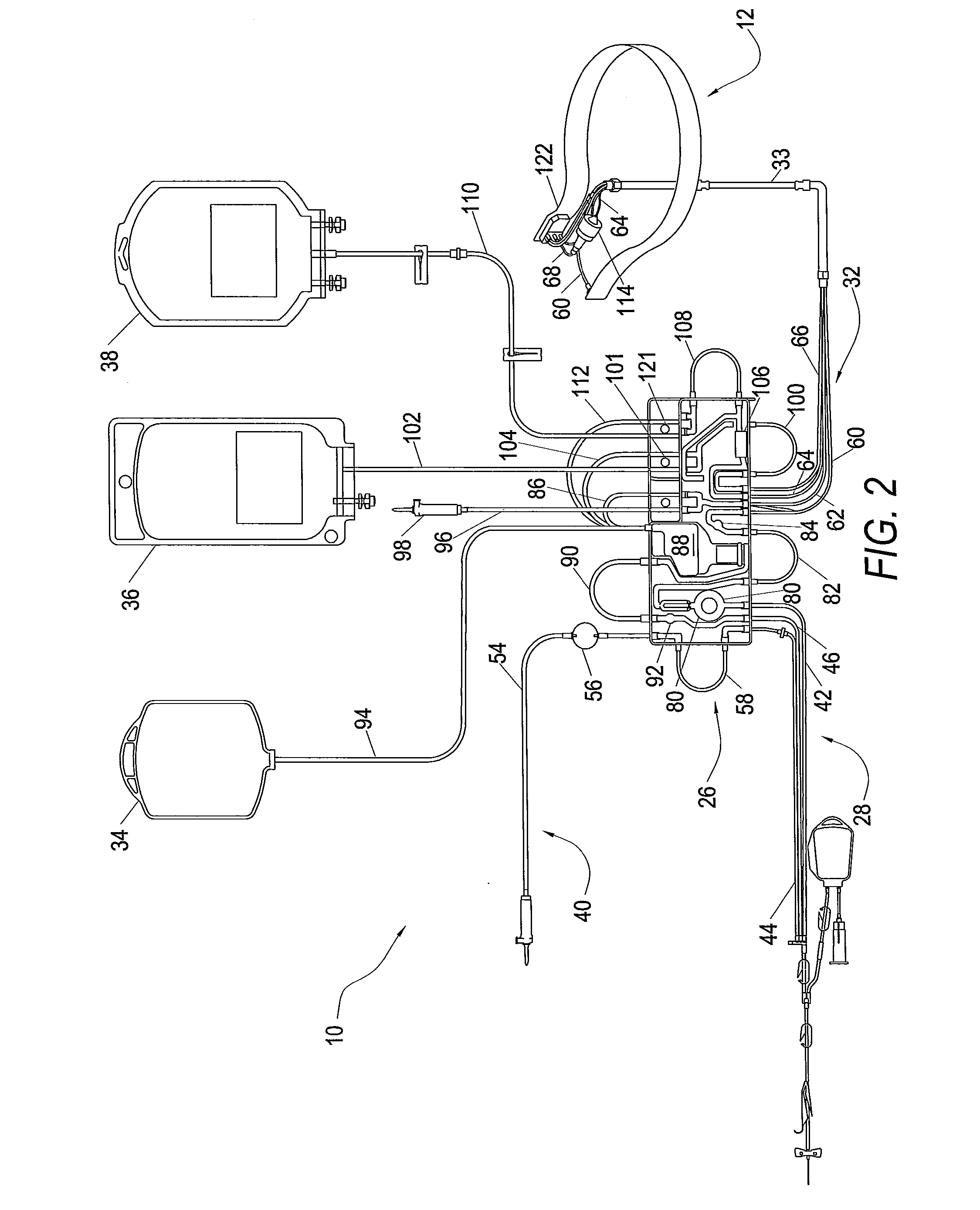 System for Blood Separation with a Separation Chamber Having an Internal Gravity Valve