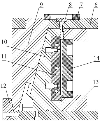 Method for detecting die cavity pressure in injection molding process based on ultrasonic signals