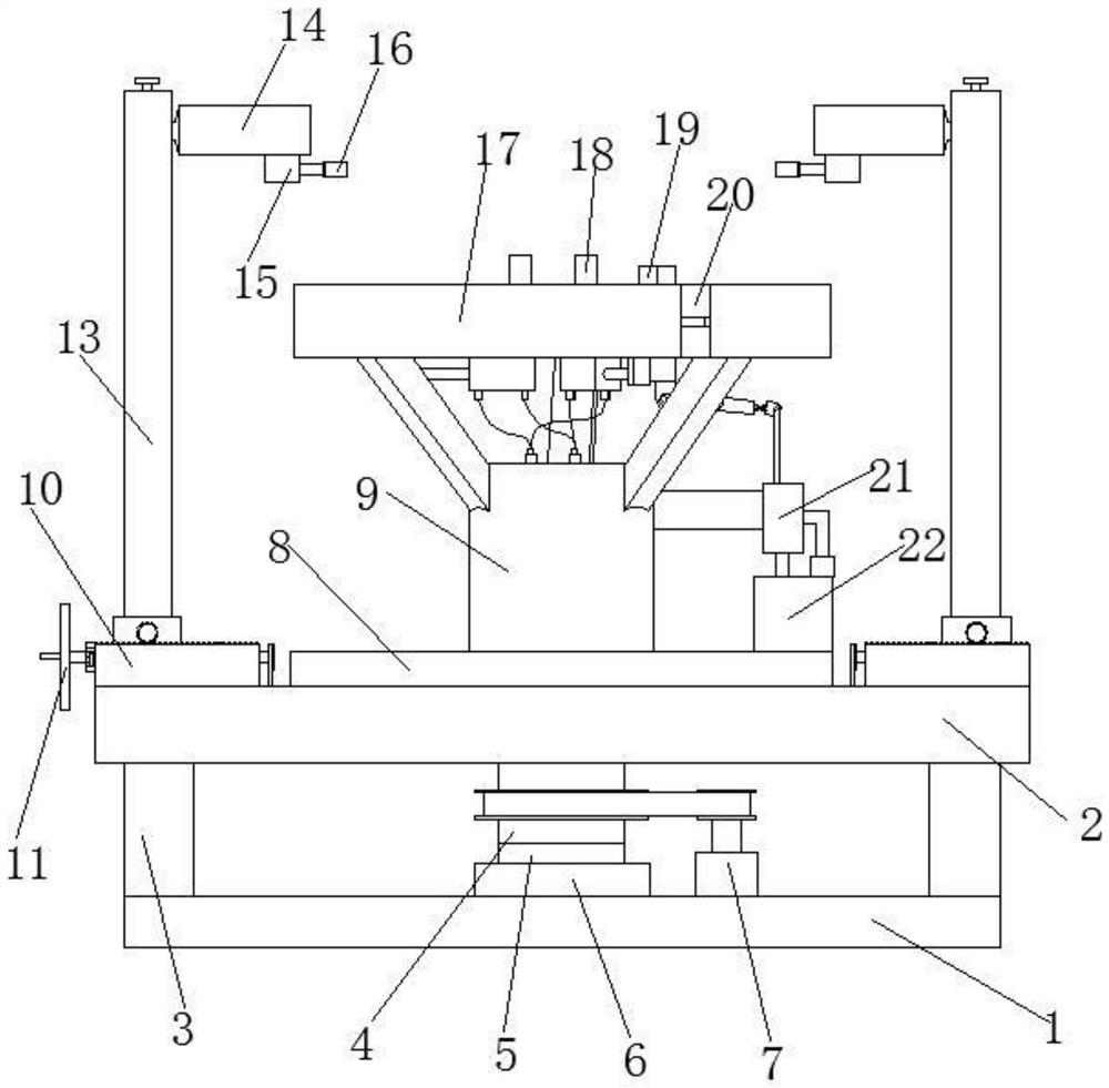 Bearing fault diagnosis simulation experiment device