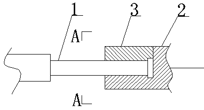 Hydraulic cylinder piston rod welding structure