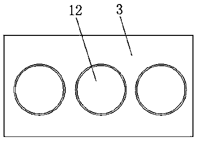 Waste gas treatment device for paint production