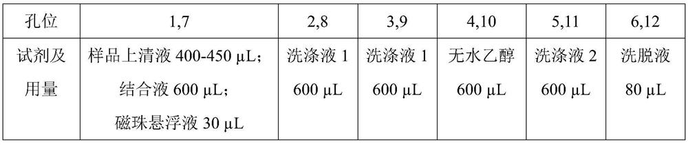 Kit and method for extracting total DNA from midrib of citrus leaves based on magnetic bead method