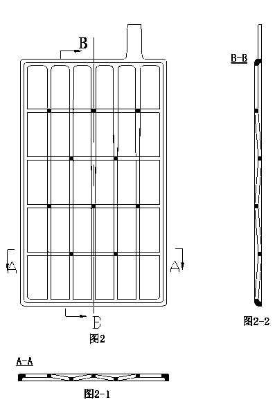 Method for continuously producing electric vehicle storage battery pole plate