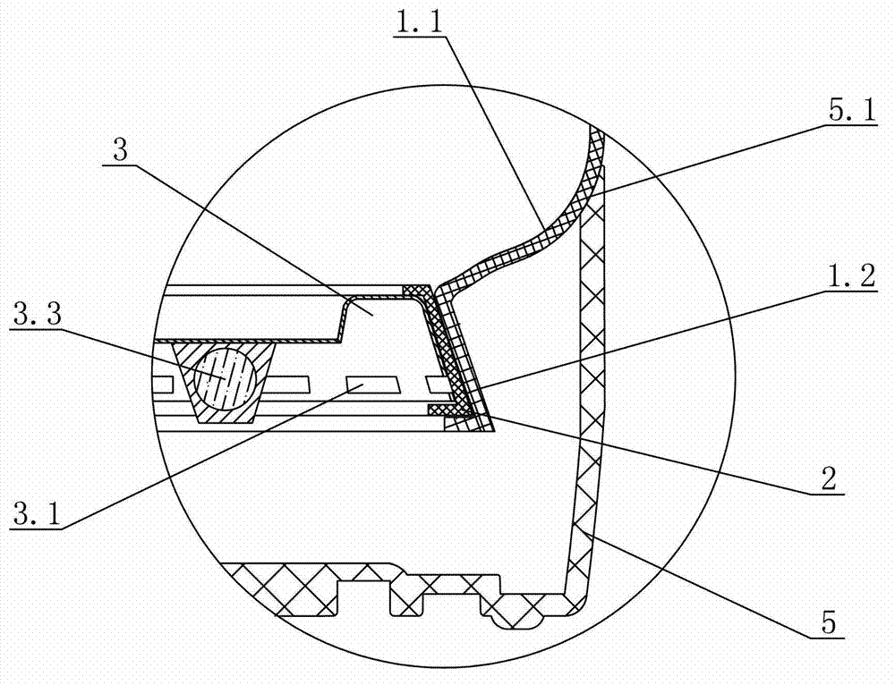 Electric heating glass kettle and assembling method thereof