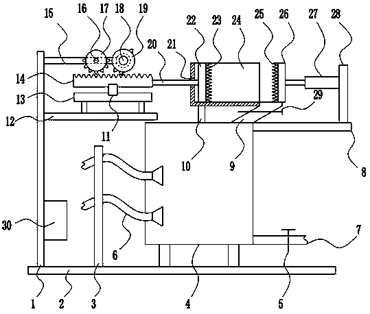 A foam recycling granulation melting equipment