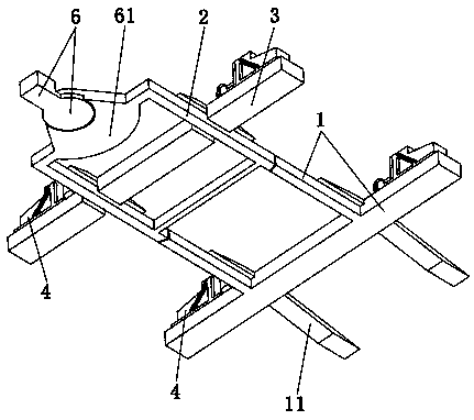 Test bench for evaluating intelligent driving assistance function of whole vehicle