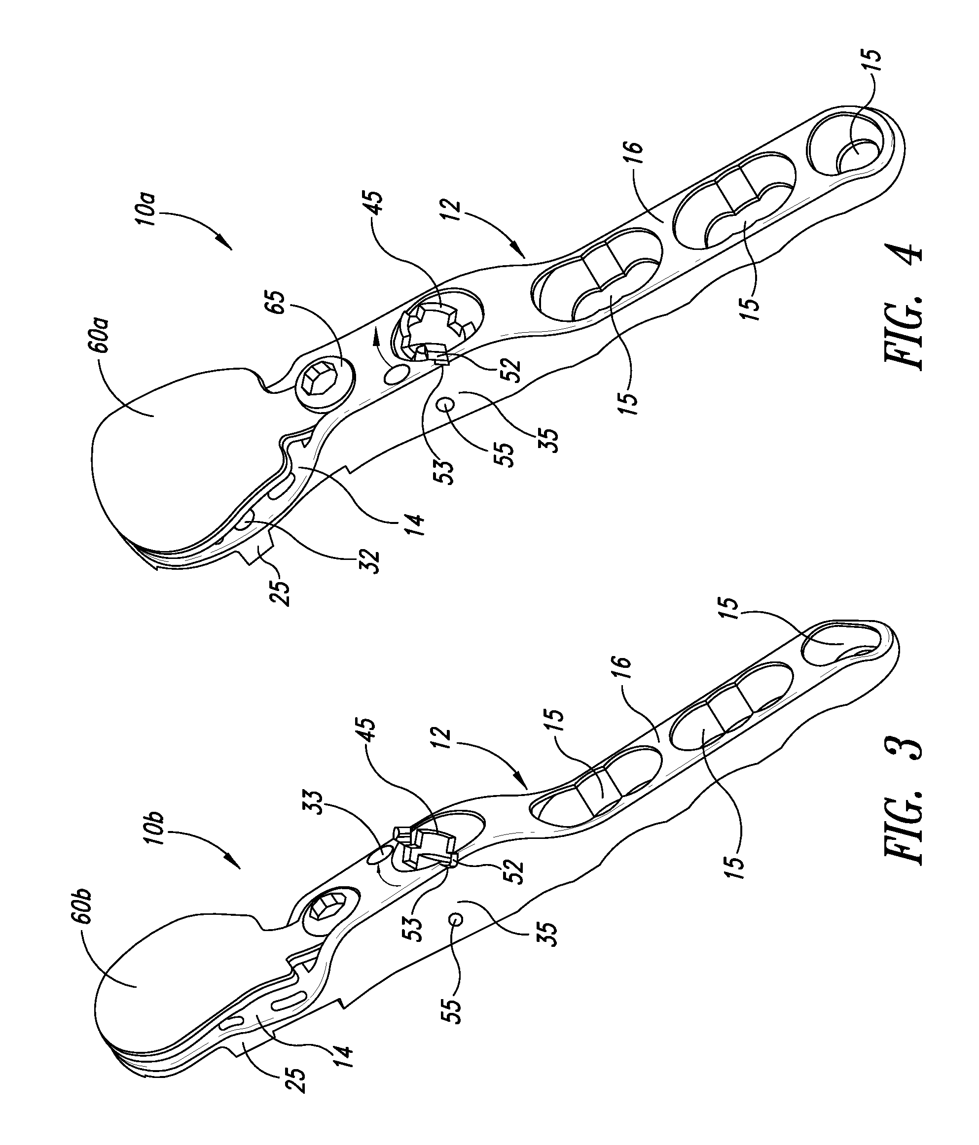 Device for the ostheosynthesis of proximal humerus fractures