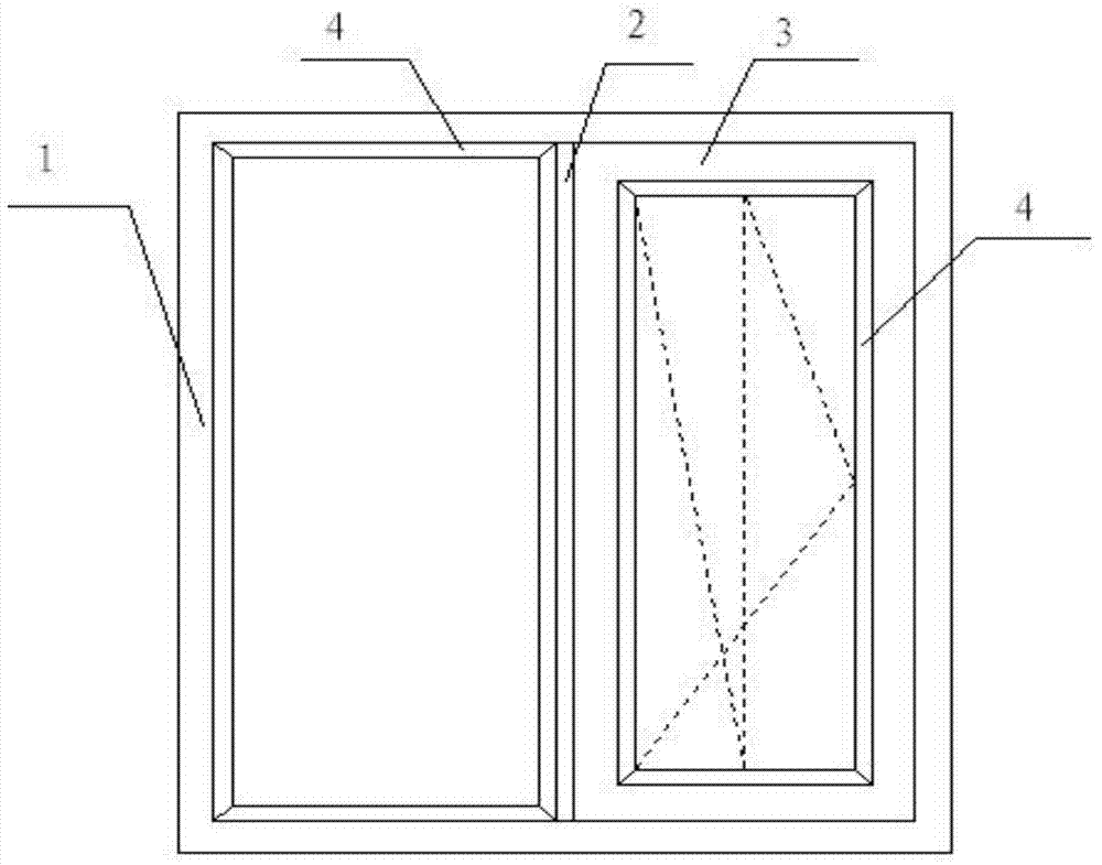 Synthetic-wood solid wood composite door and window and manufacturing method thereof