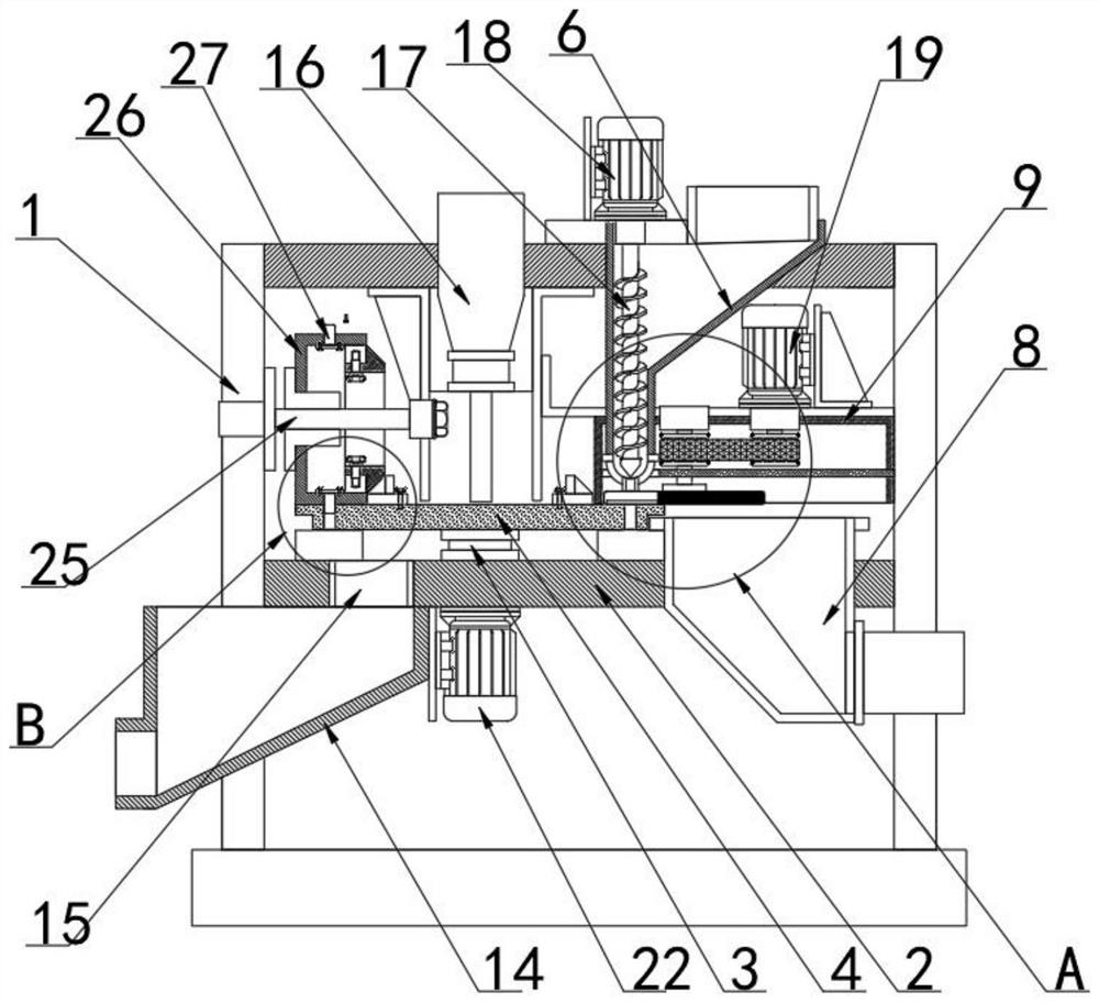 Capsule manufacturing device with medicine powder recycling structure and manufacturing method of capsule manufacturing device