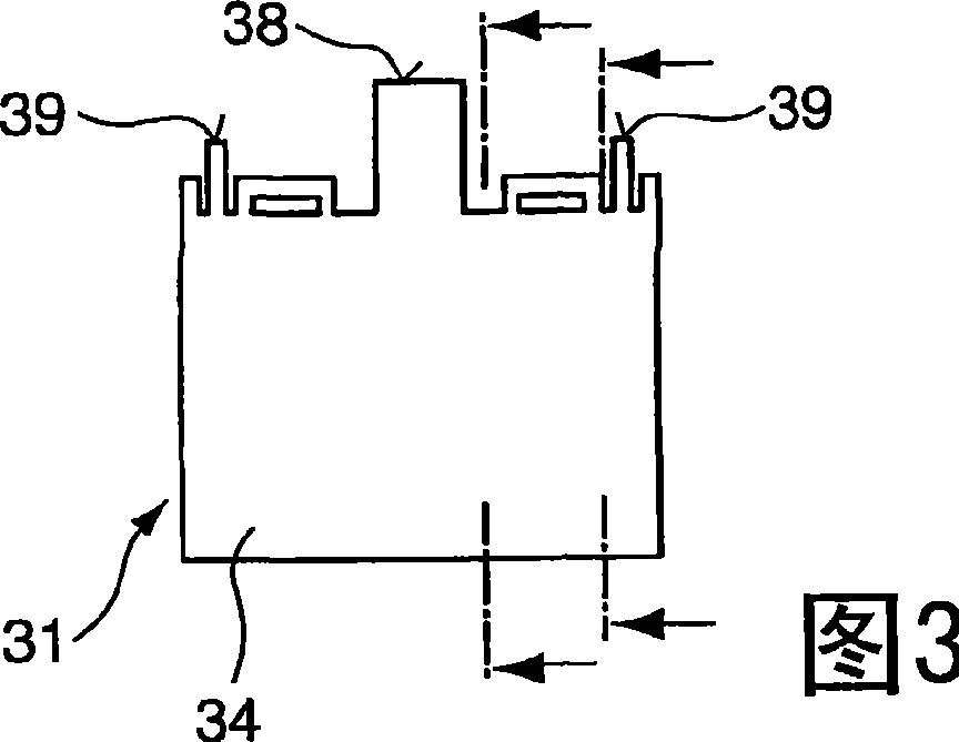 A work support used to contain especially a flat workpiece in a processing unit and having a supporting element capable of being attached to a bearing element