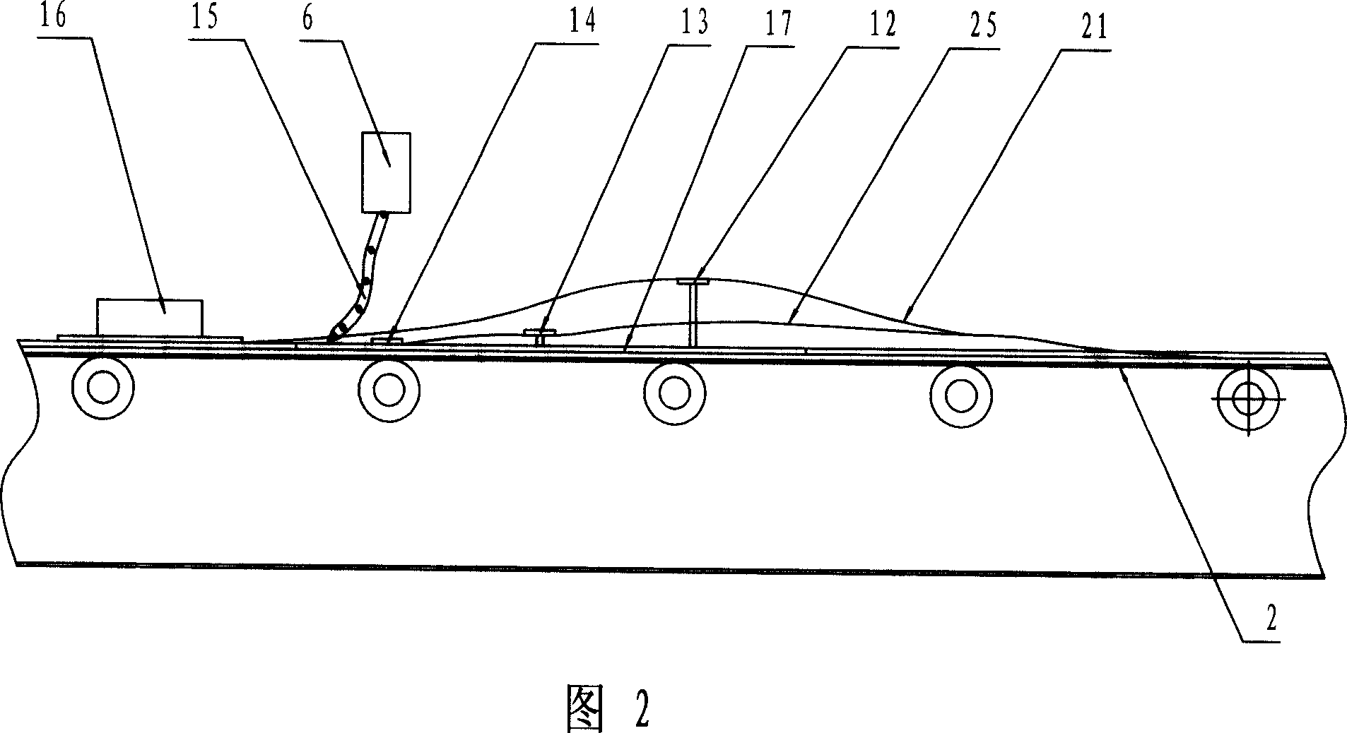 Forming wrapping apparatus of decorative board production equipment