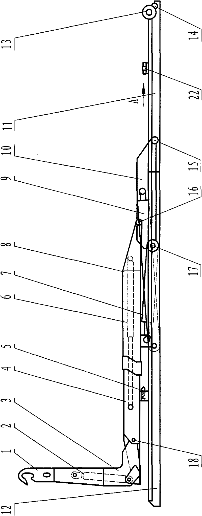 A compartment detachable mechanism