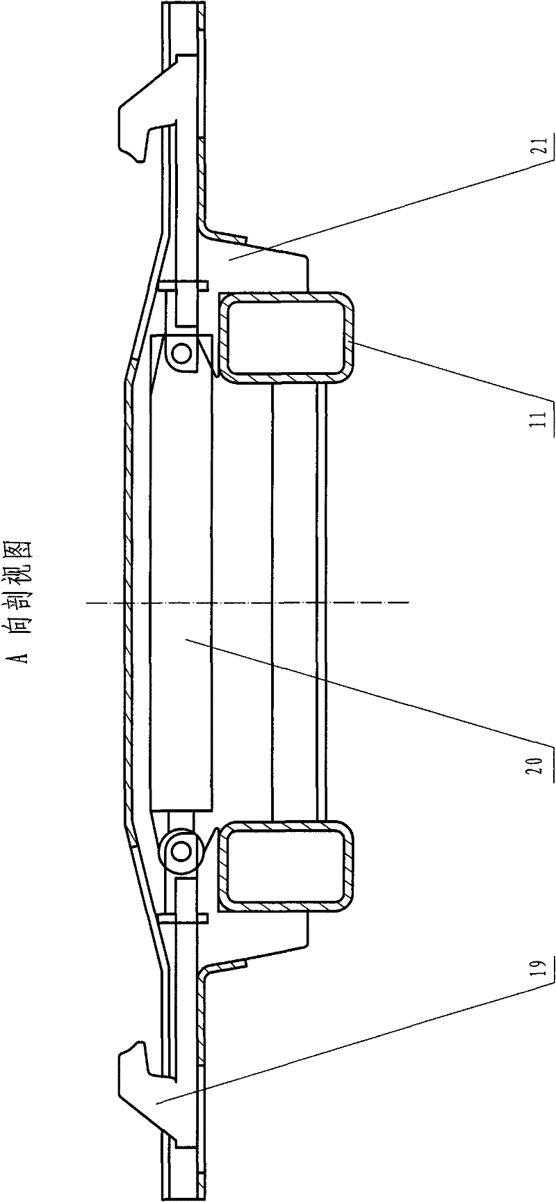 A compartment detachable mechanism