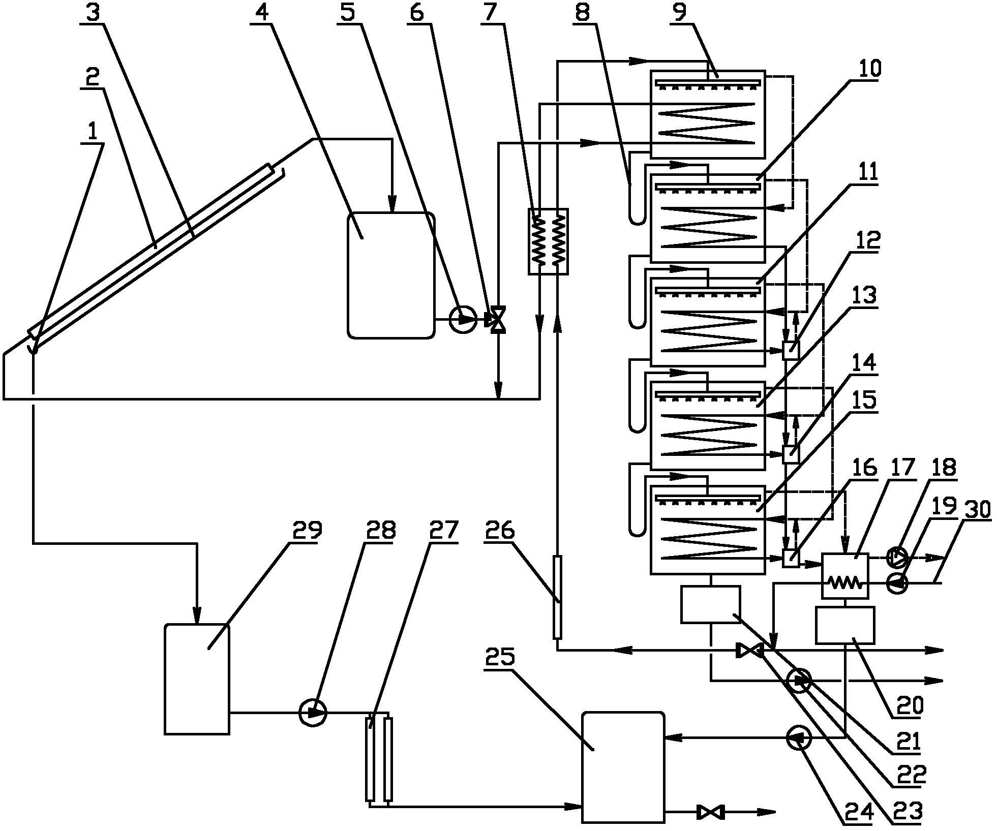 Fresh water collecting and supplying system