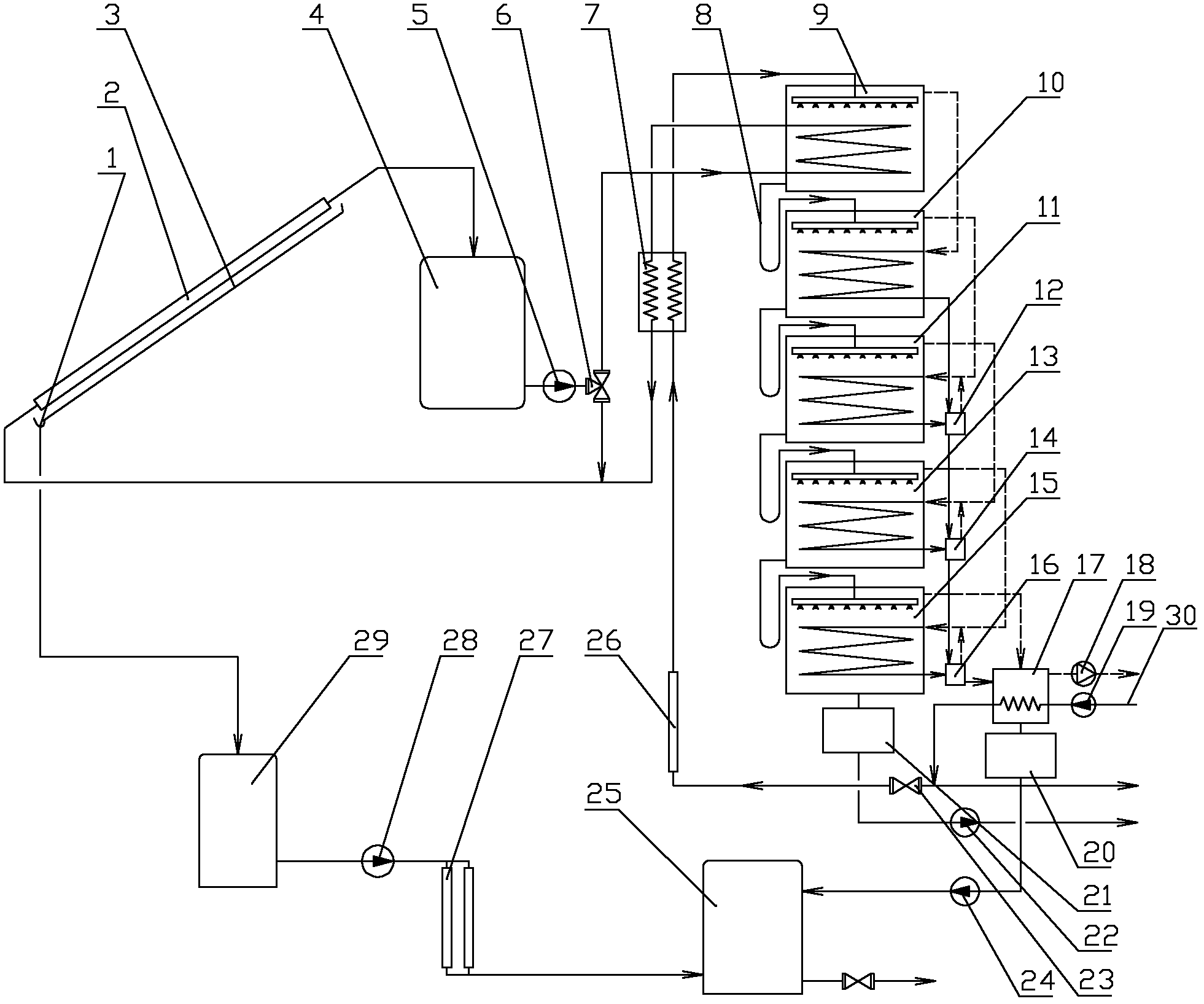 Fresh water collecting and supplying system