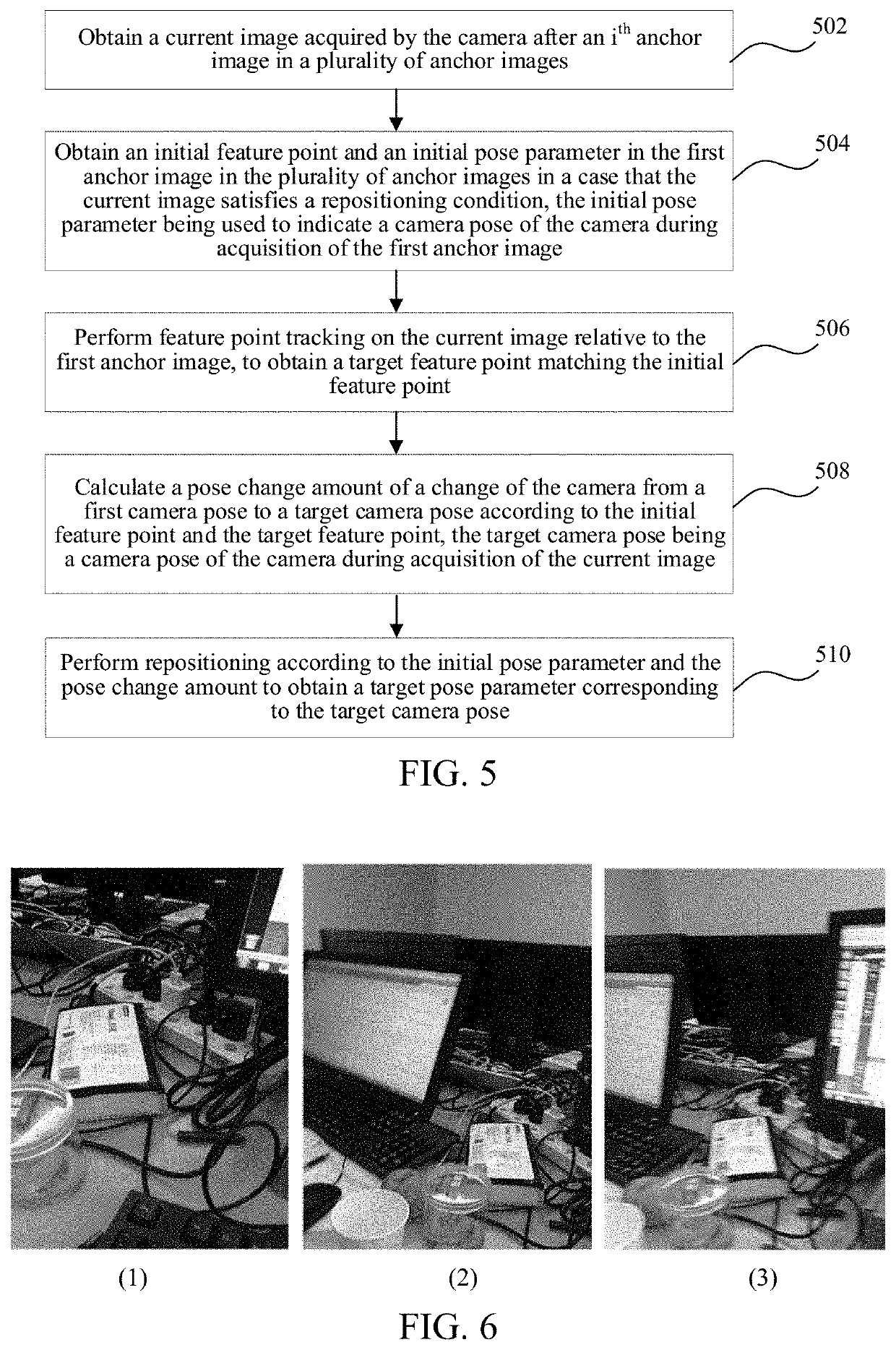 Repositioning method and apparatus in camera pose tracking process, device, and storage medium