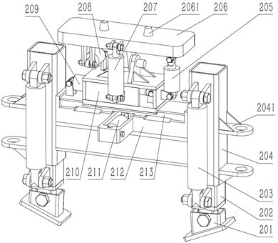 Fine adjustment and assembly device for prefabricated box culvert piece of shield tunnel