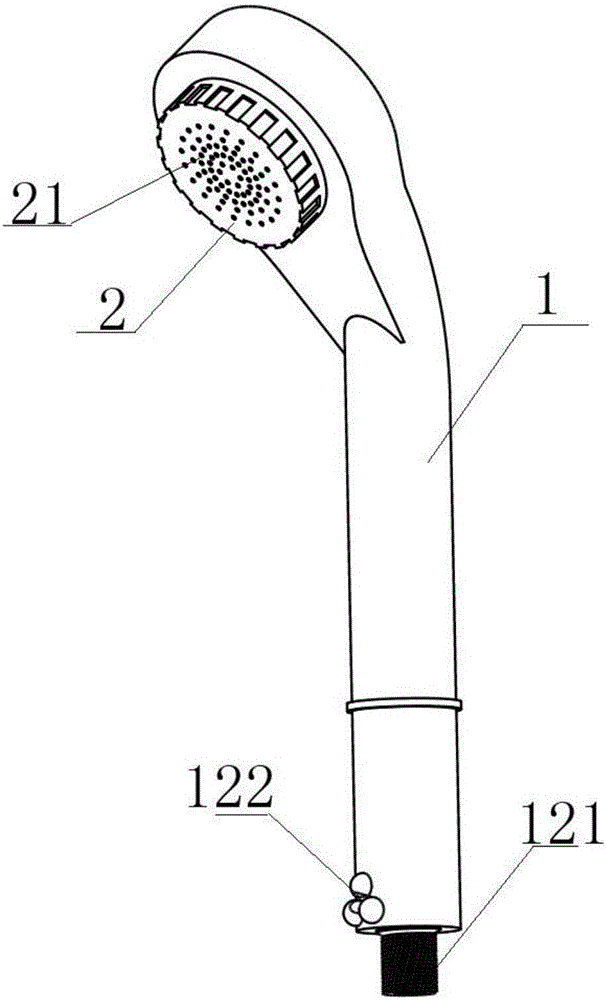 Novel sprinkler shower nozzle