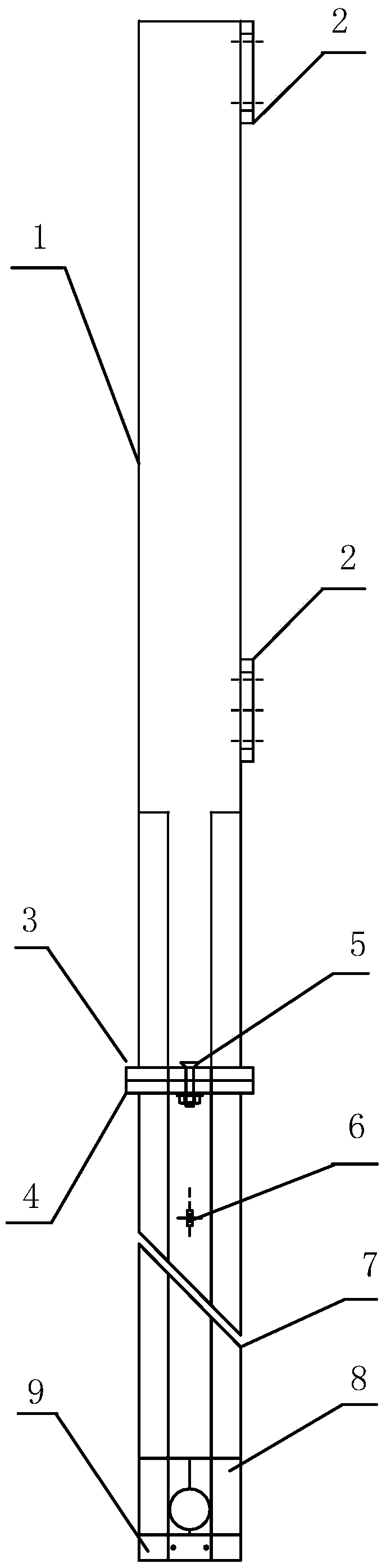 A multi-span support device for vortex-induced vibration test of multi-span submarine pipelines