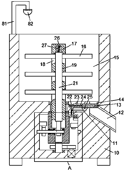 Intelligent oil dirt removal detergent and preparation method thereof