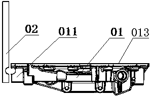 Crankshaft front oil seal base and assembling method