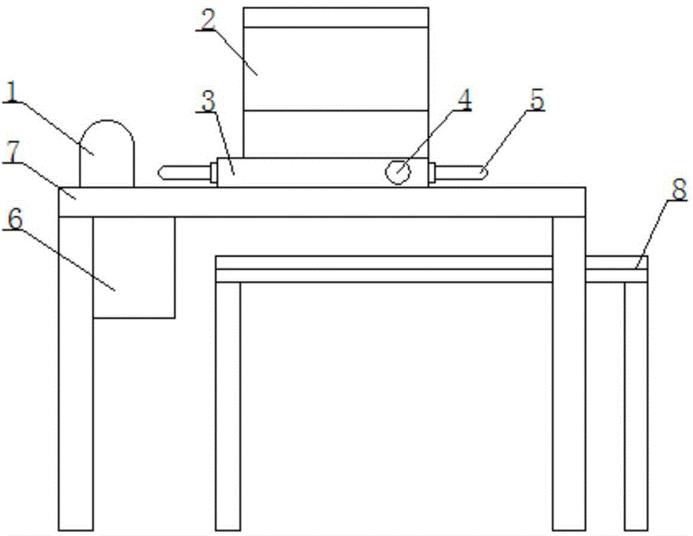 Automatic device for checking positioning length of metal bar