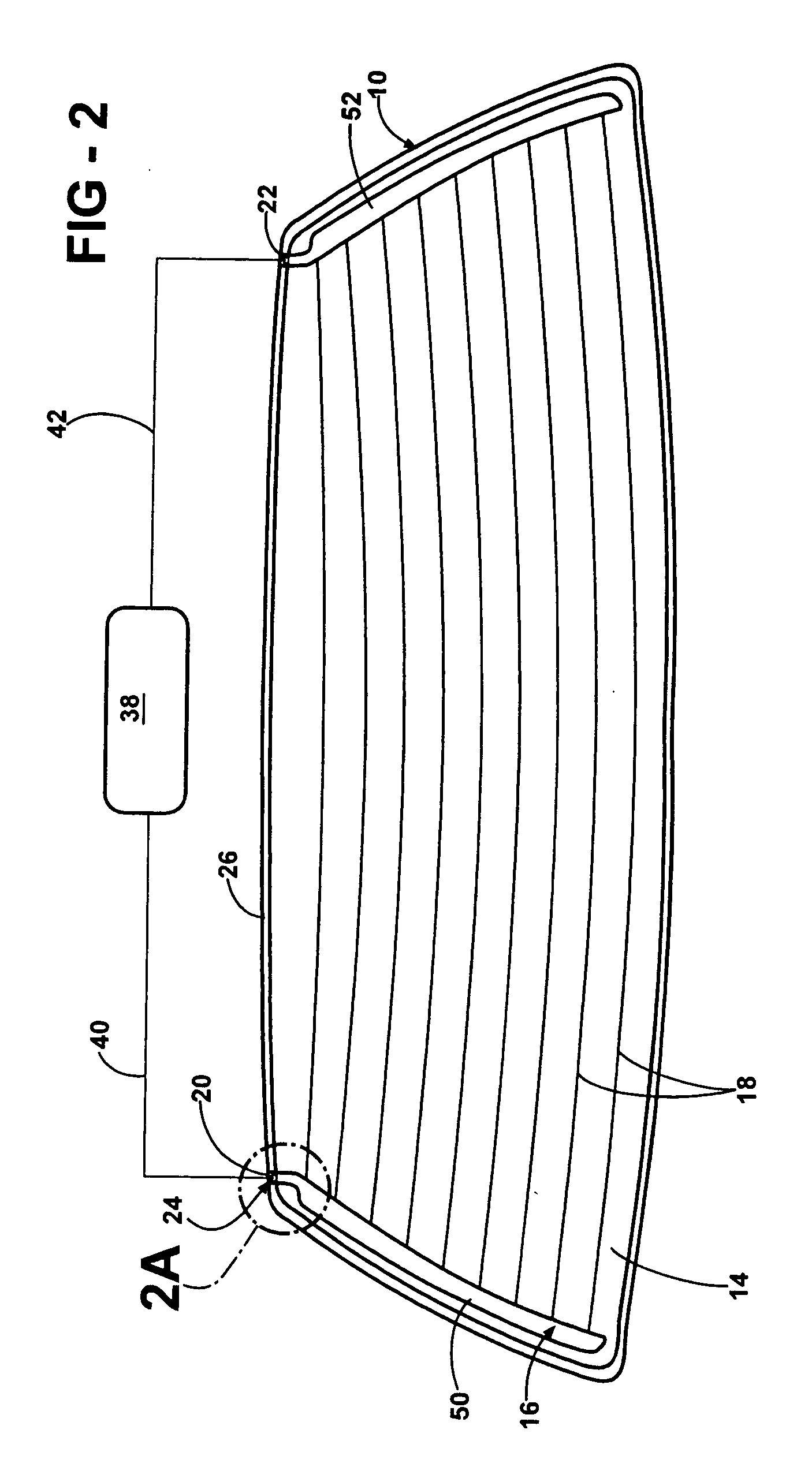 Electrical connector for a window pane of a vehicle