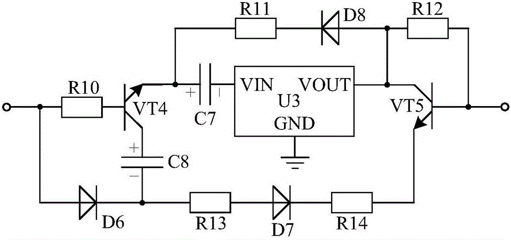 Power circuit for adjusting brightness of light source based on voltage stabilization circuit