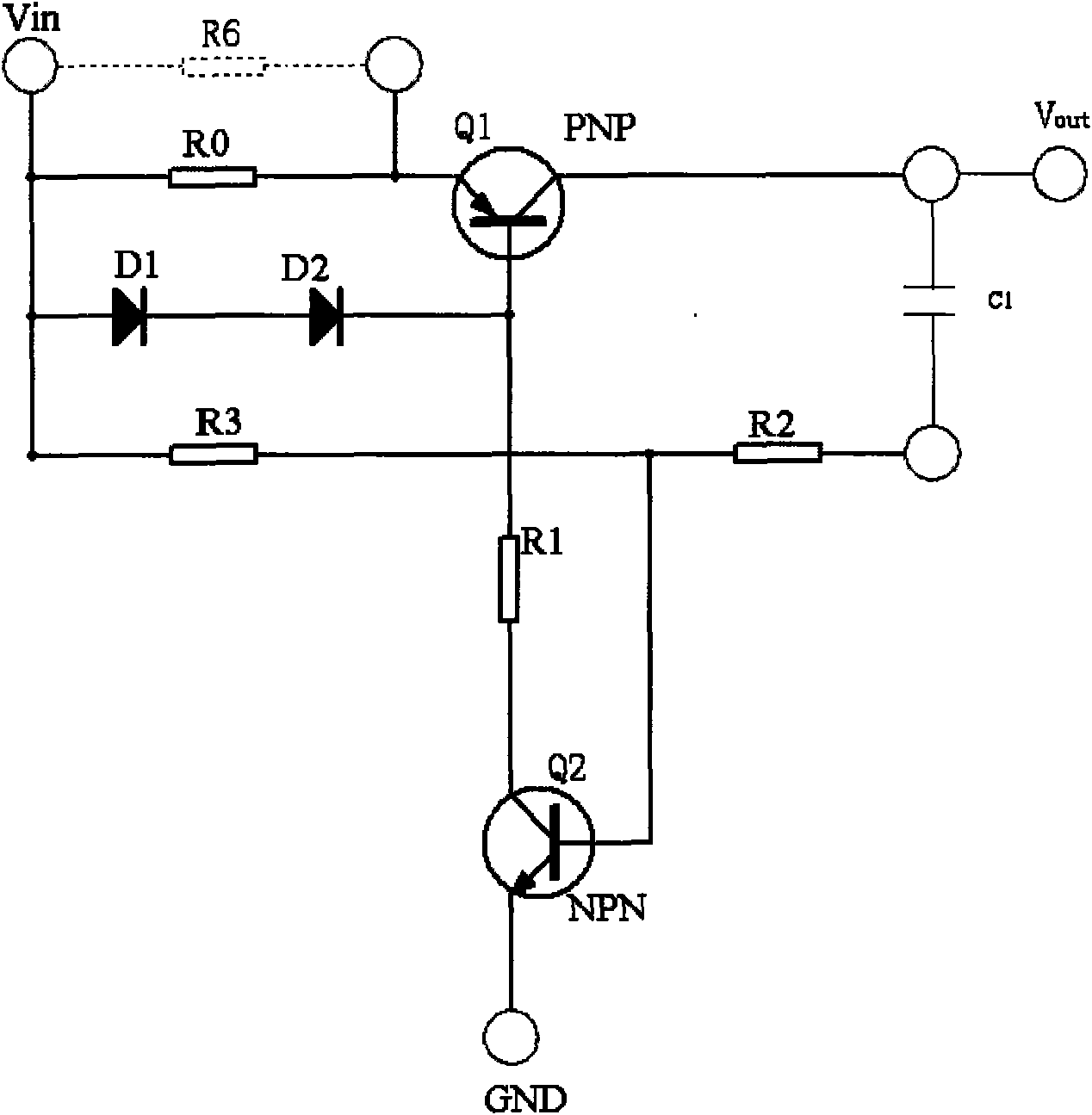 Power protection circuit preventing controlled silicon effect