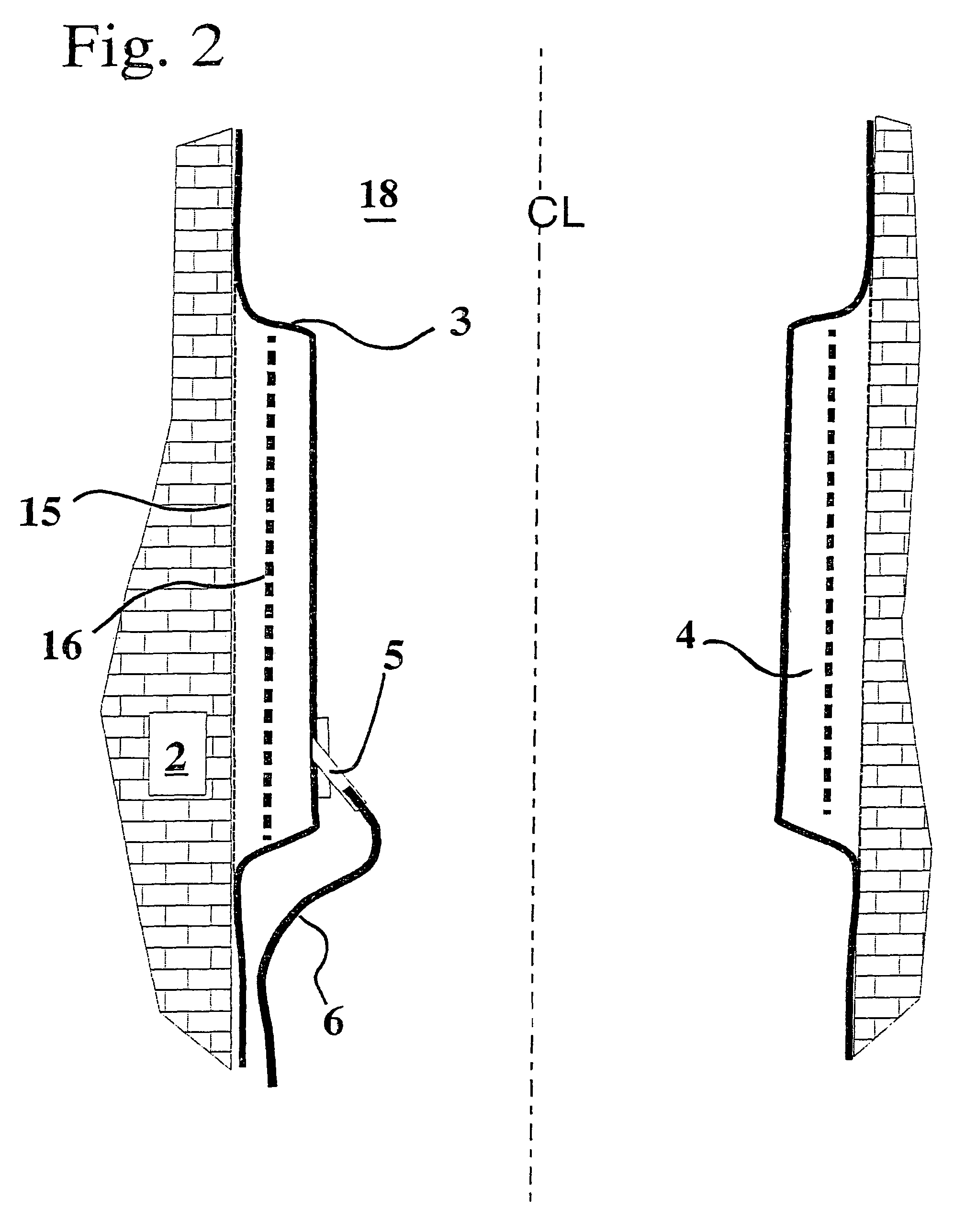 Flexible borehole liner with diffusion barrier and method of use thereof