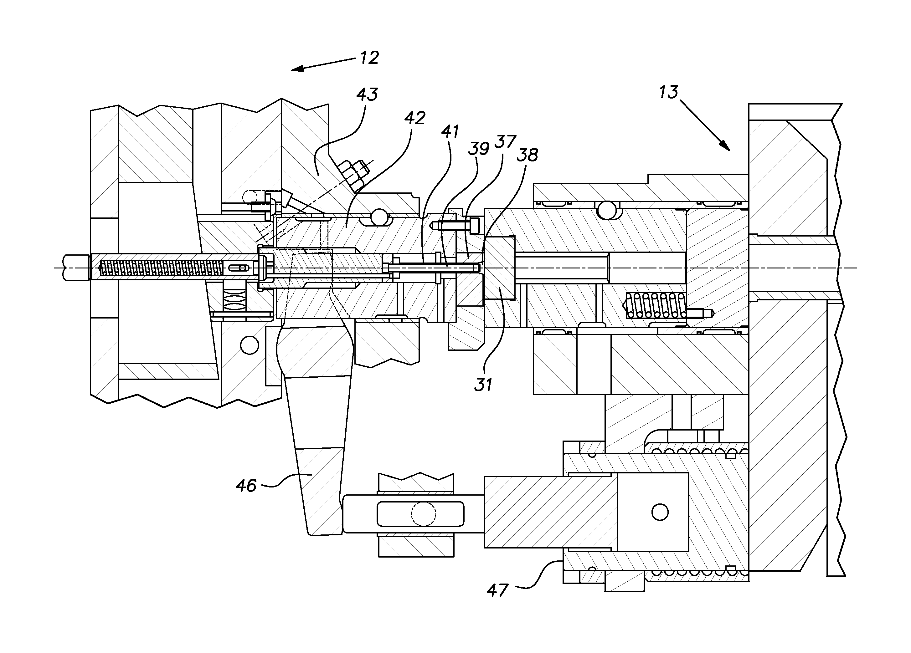 Forged sideways extrusion