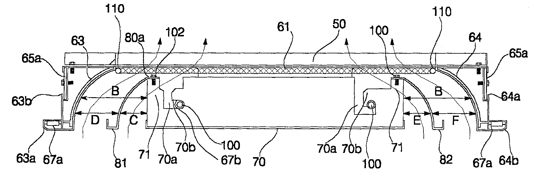 Air intake unit of ceiling type air conditioning apparatus
