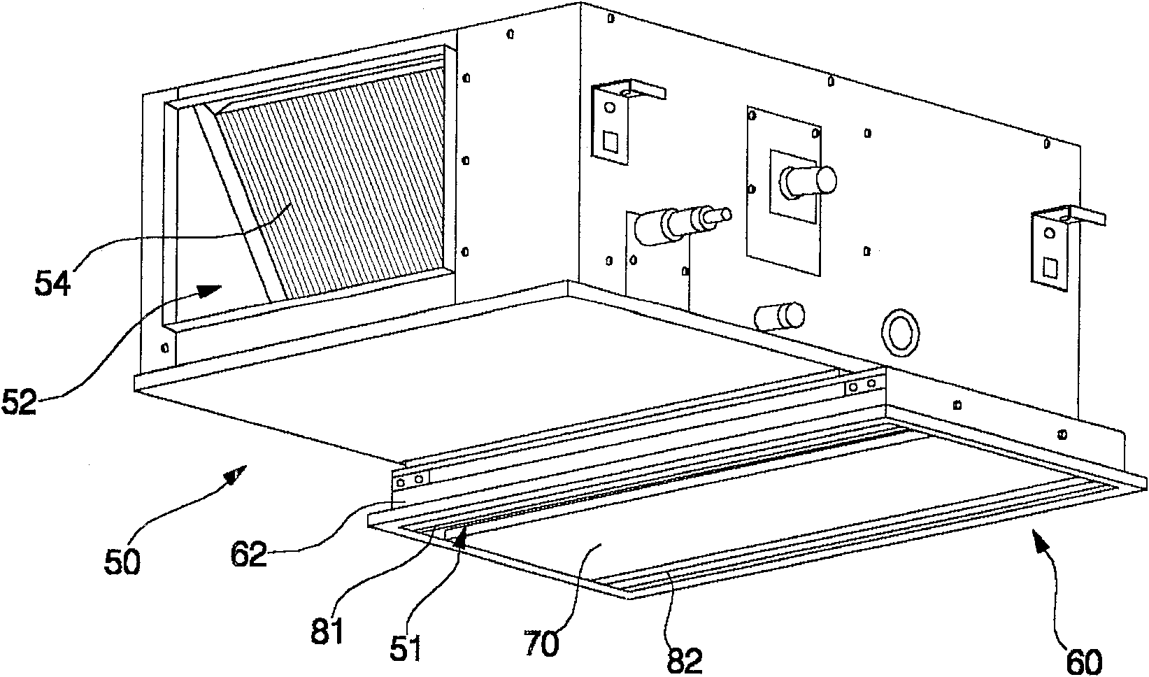 Air intake unit of ceiling type air conditioning apparatus