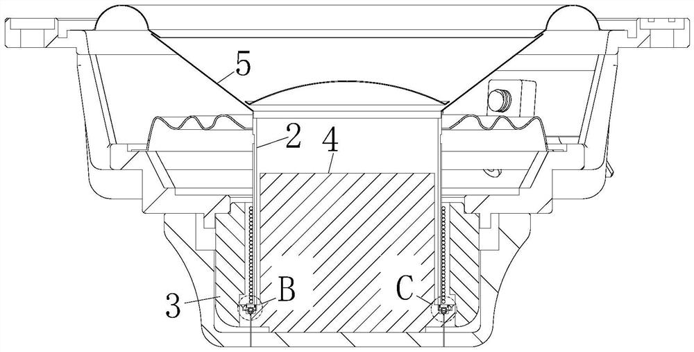 Large-aperture voice coil with good heat dissipation performance