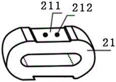 Sole with annular shock absorber