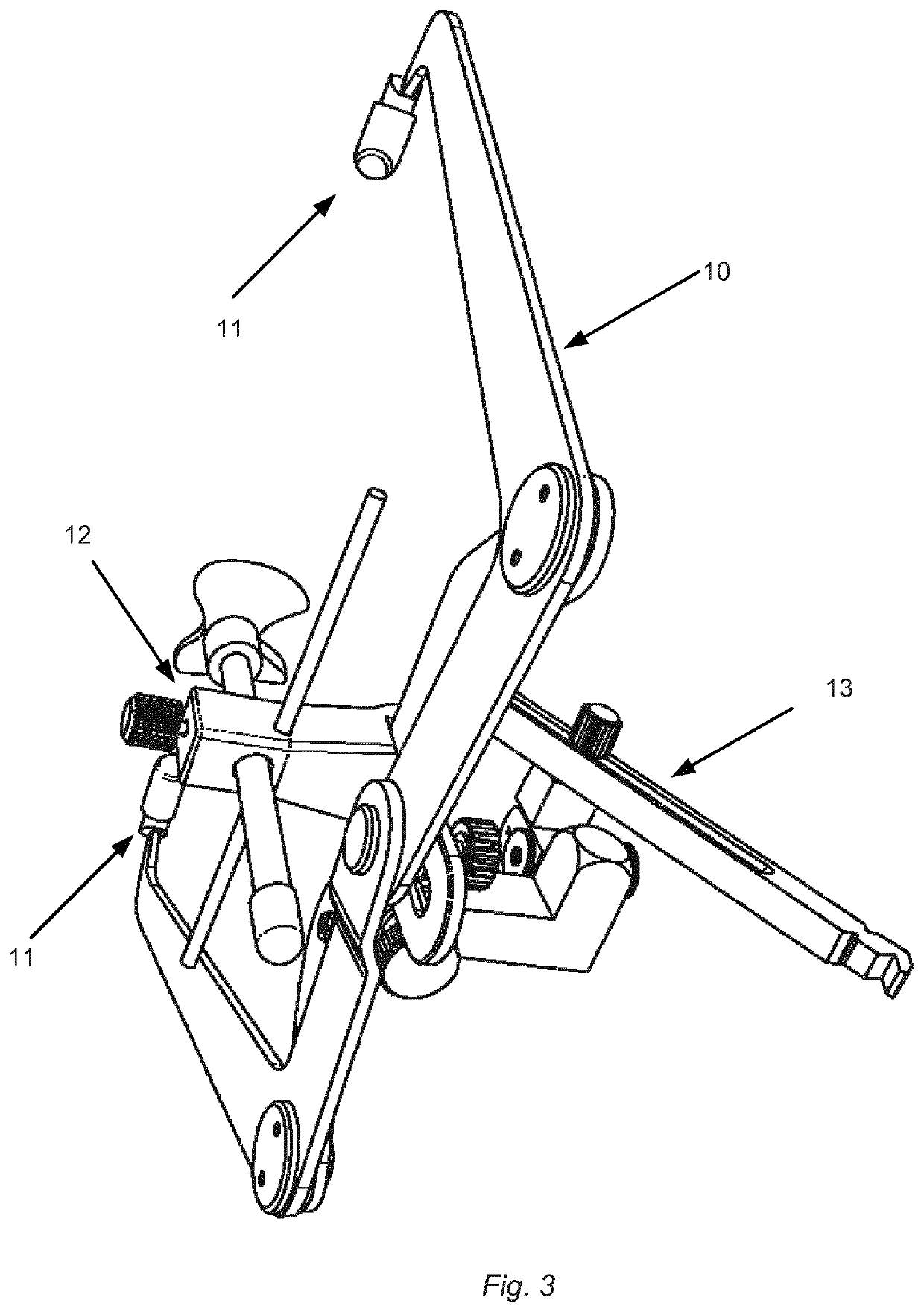 Facebow and method of using a facebow