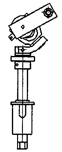 Handcart propelling mechanism of single phase vacuum circuit breaker in electric railway user