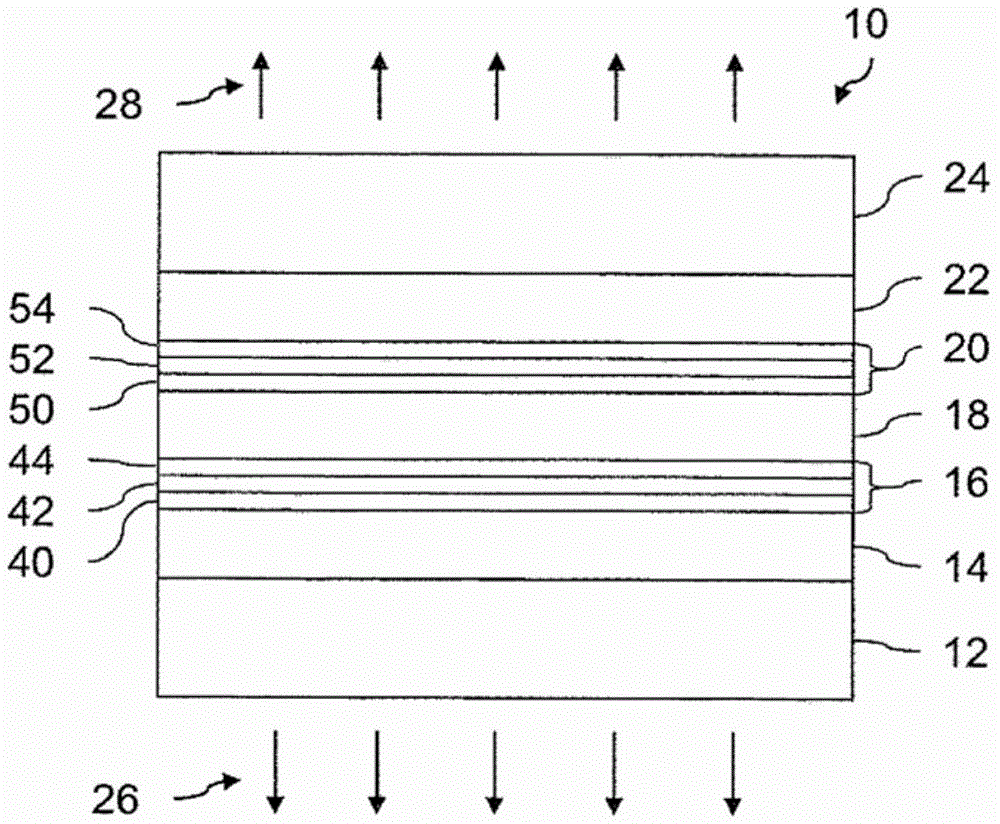 Optoelectronic component, method for producing an optoelectronic component, device for separating a room, and piece of furniture