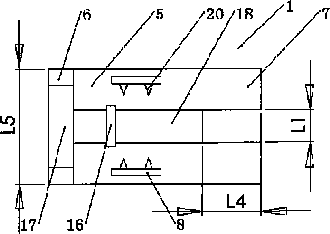 Non-fusion implantation device between dynamic spinous processes