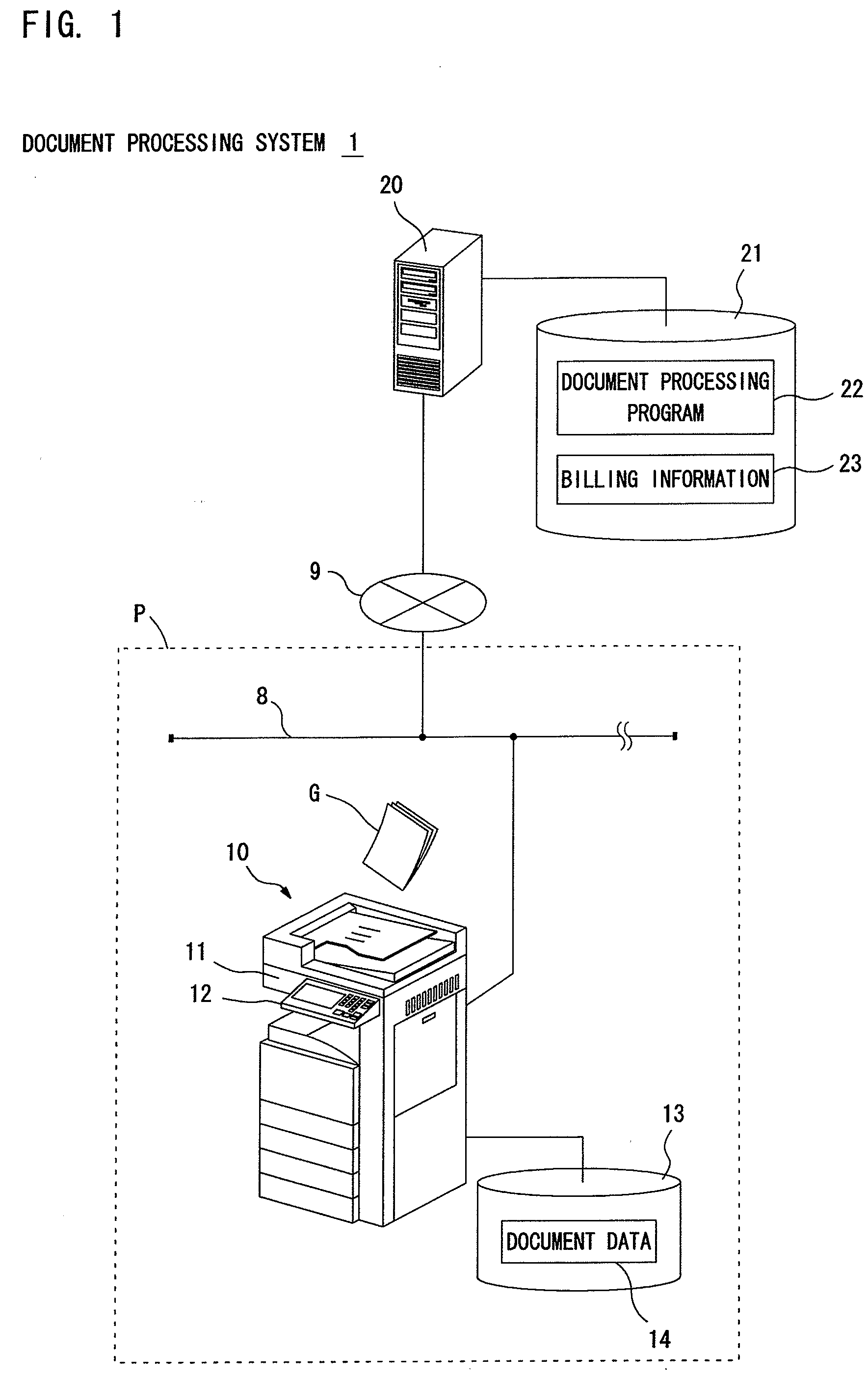 Document processing device, server device, and document processing system