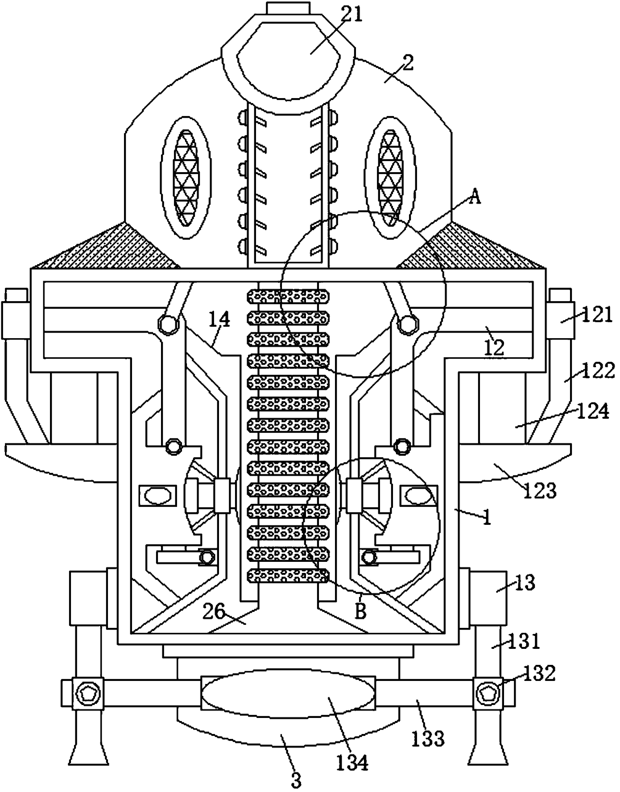 Fermentation preparation equipment for cold and heat interaction for brewing Chinese wolfberry fruit wine