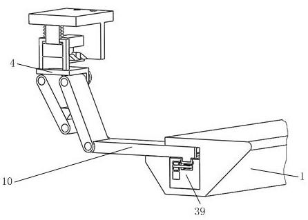 Electric pedal mechanism for automobile