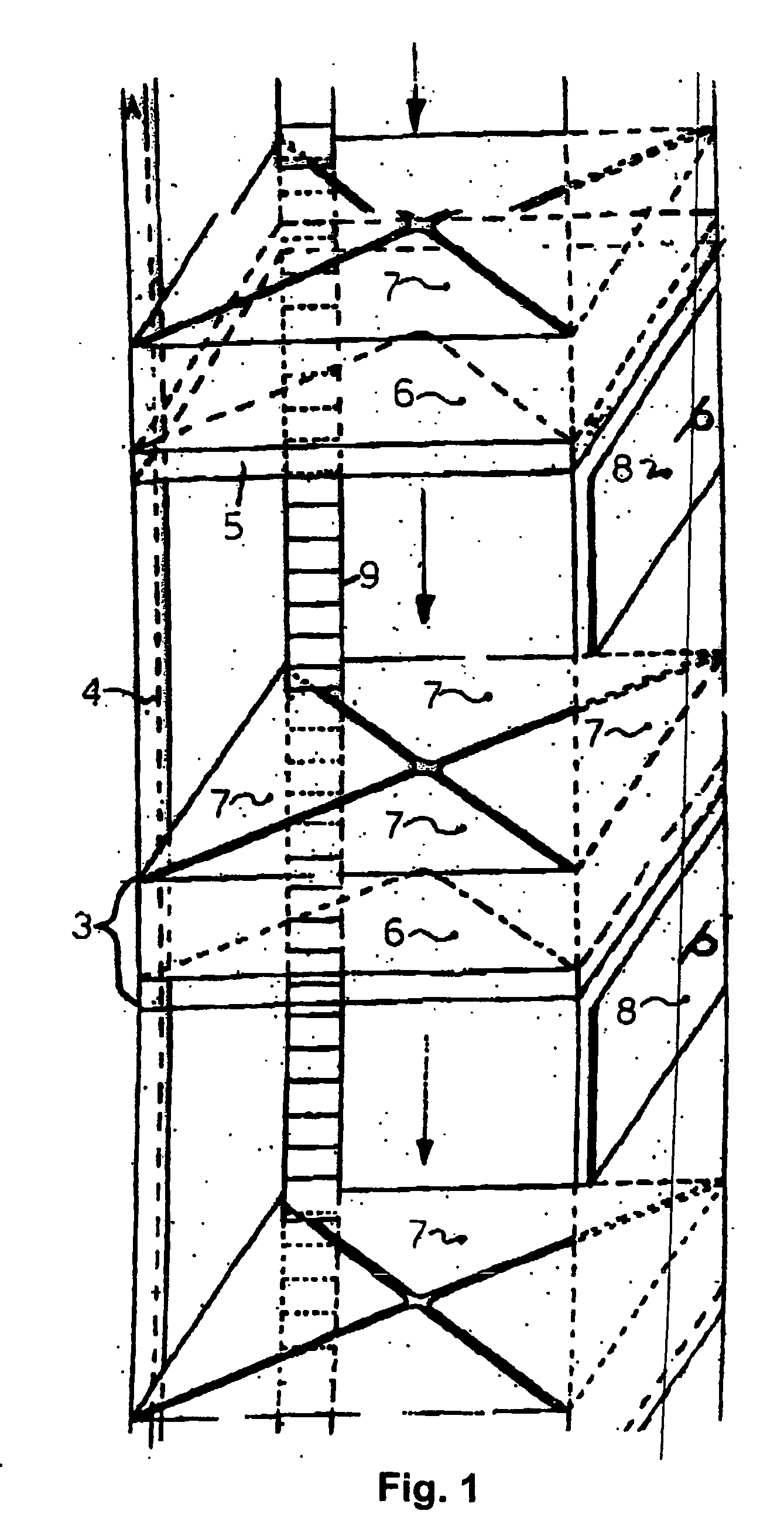 Moldular, External Emergency Structure Particularly Suitable for use as a Fire Escape